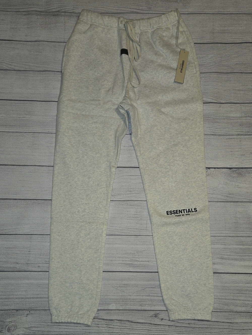 Essentials Fear of God Men's Sweatpants Light Oatmeal Size S NWT